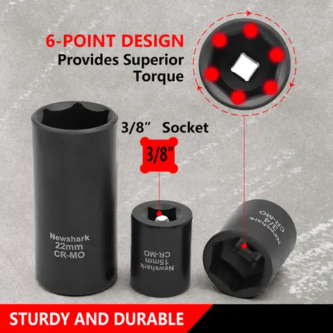 10 best sales मीट्रिक सॉकेट सेट - №6