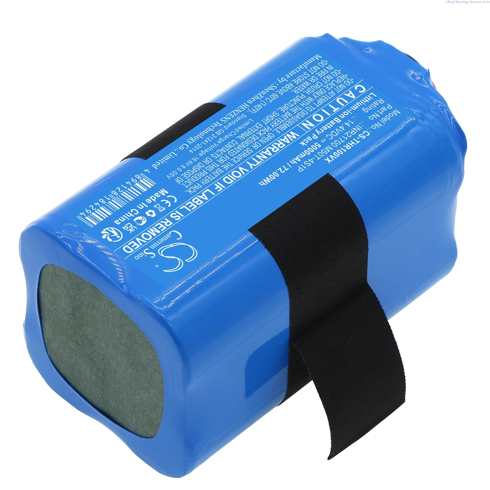 

14.4V 5000mAh Cleaner Battery N033-4S1P INR21700 M50T-4S1P INR21700M50T-4S1P for 360 S10 X100 X100 Max QH100003 +TOOL