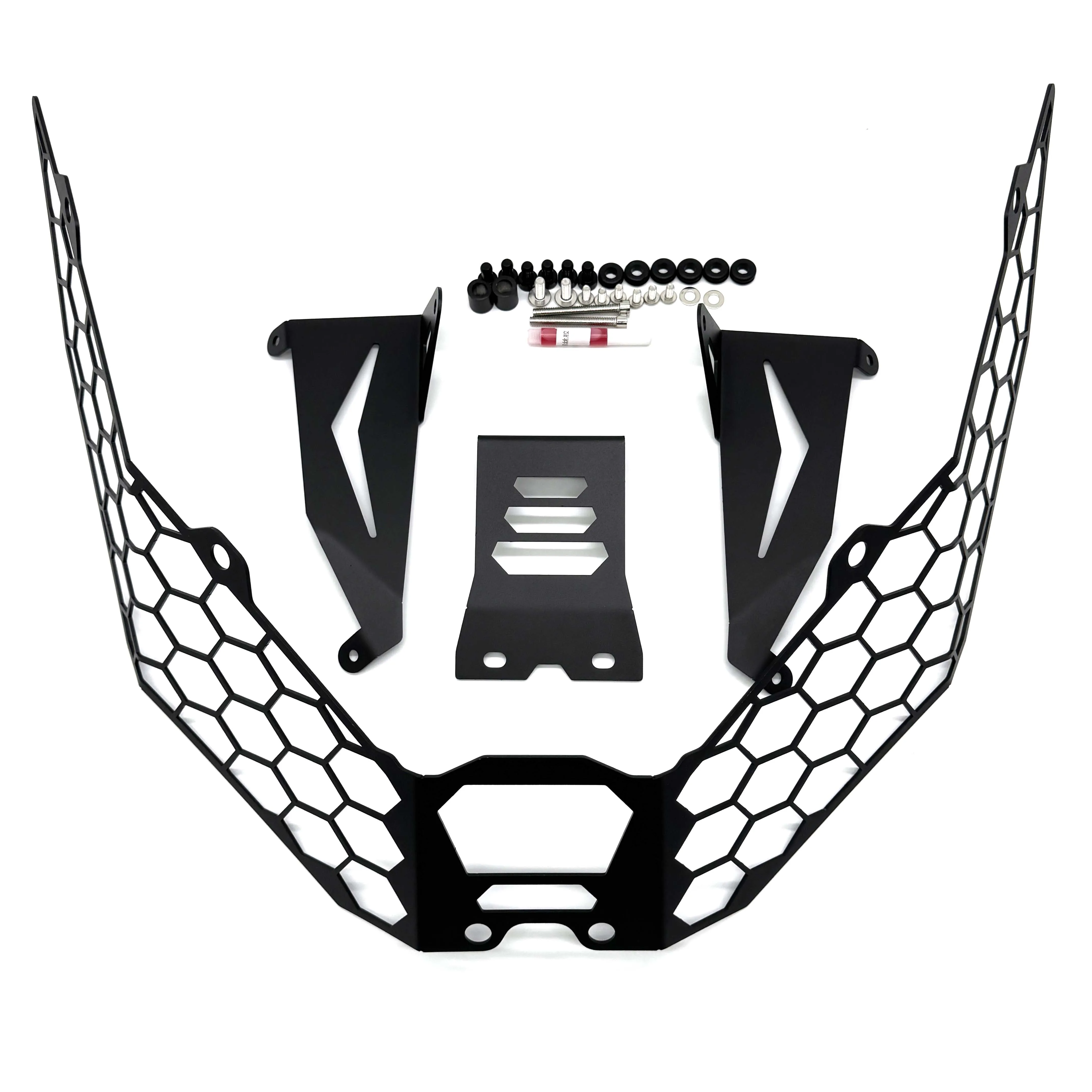 Stainless Steel Honeycomb Headlight Guard Protector Accessories for Zontes 368G Motorcycle Modification