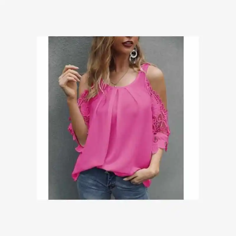 المرأة جوفاء Sves Susps على مهل irt مستقيم قطع عقدة الباردة والدليل على رقيقة القطن ستة Sve طوق طويل الوقوف #2