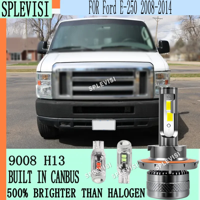 

Built-in CANBUS Warranty 360 Degrees Easy Installation LED 9008 H13 Headlight For Ford E-250 2008 2009 2010 2011 2012 2013 2014