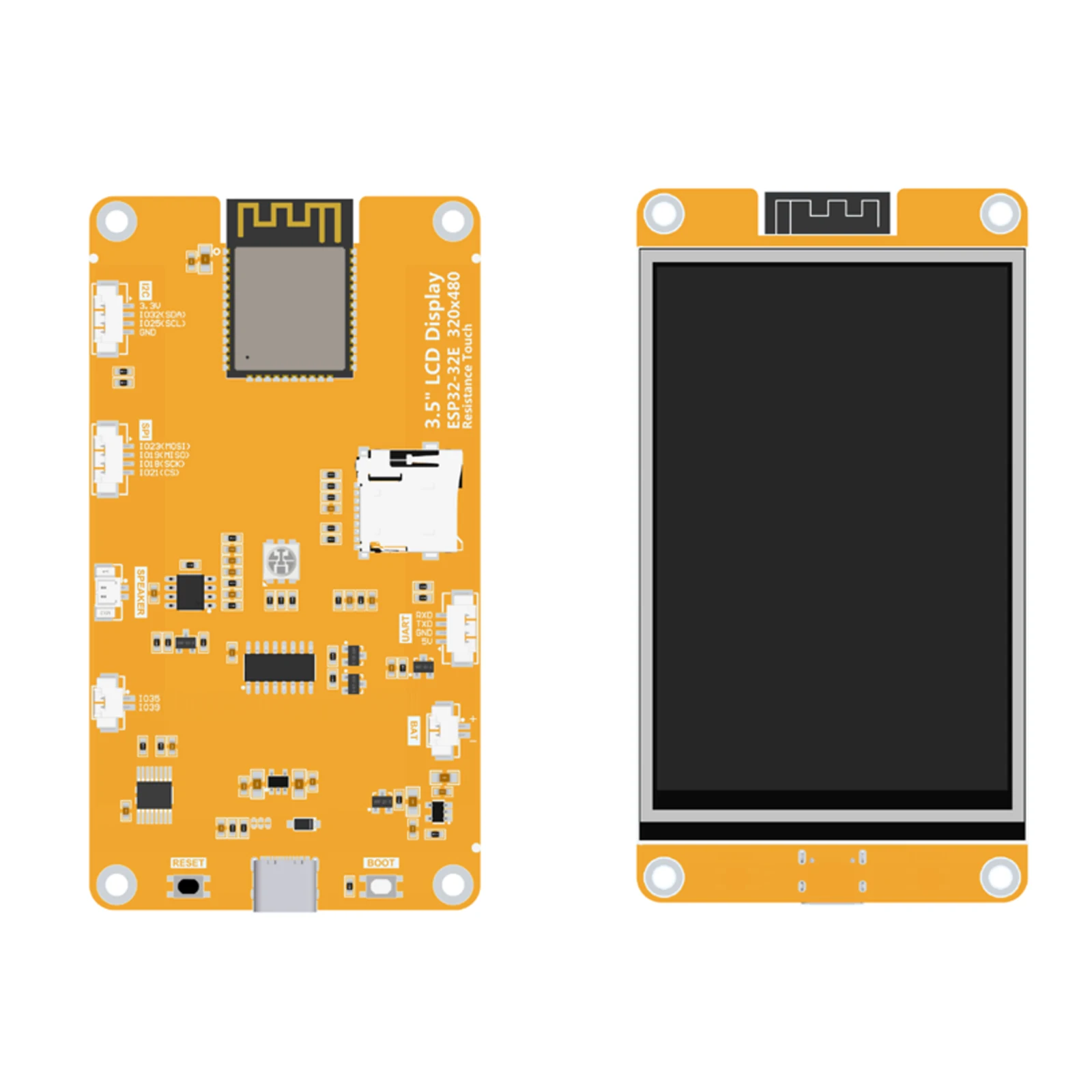 3.5inch ESP32 Development Board WiFi+Bluetooth ESP32-WROOM-32E Module 320x480 Smart Display TFT Touch Screen ST7796U for Arduino