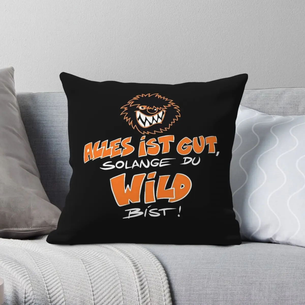 

Die Wilden Kerle Pillowcase Polyester Linen Velvet Printed Zip Decor Pillow Case Sofa Seater Cushion Cover