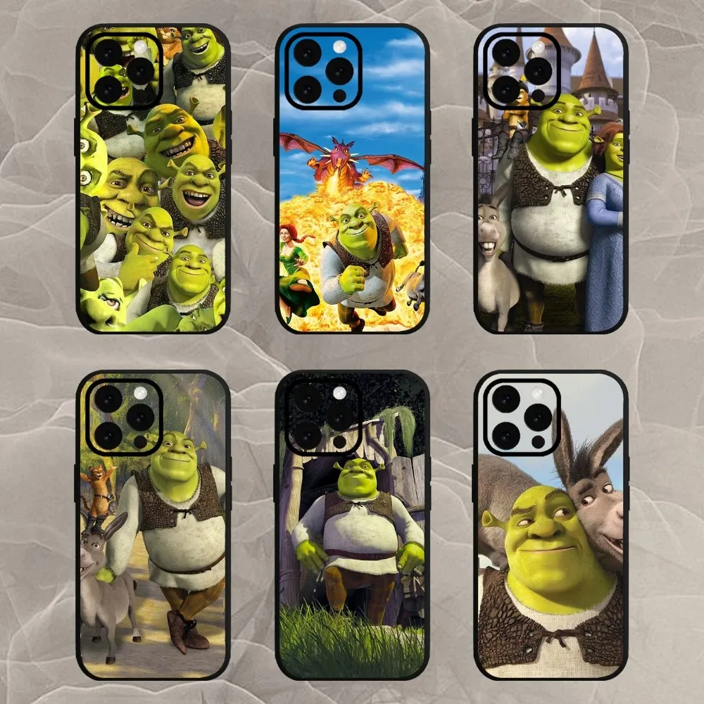 Cartoon Funny S-shreks  Phone Case  For Samsung Galaxy S24 S23 S22 S21 S20 Ultra Plus S20FE FE Cover