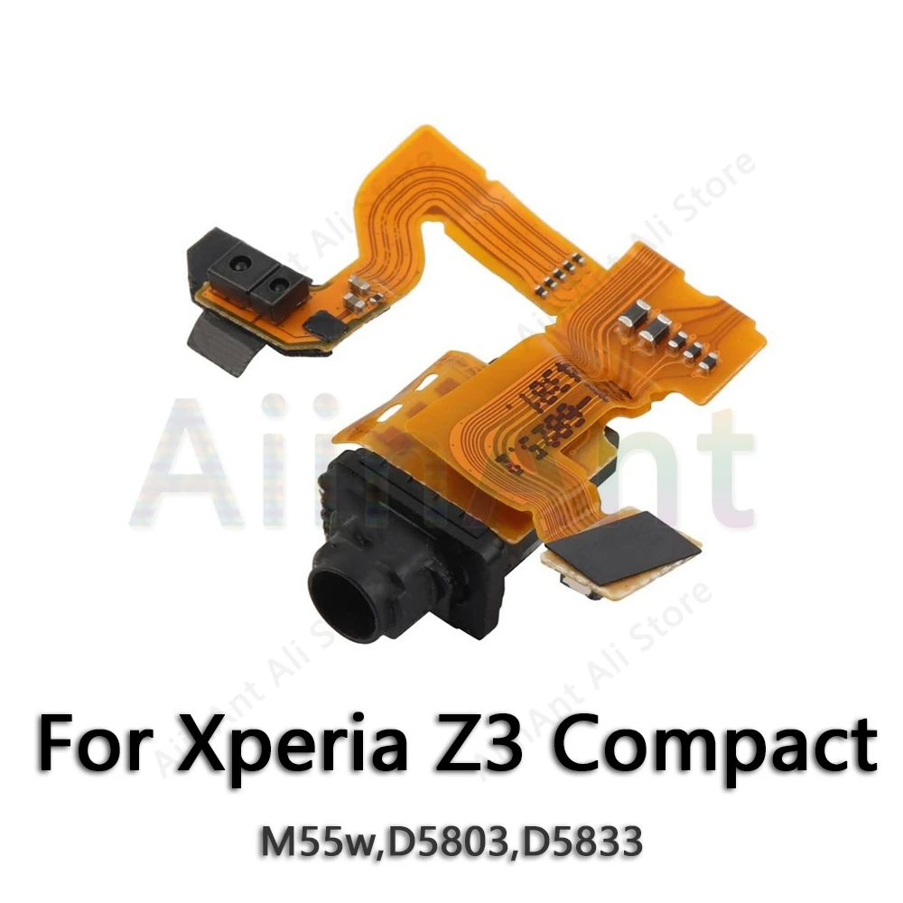 For Sony Xperia Z Z1 Z2 Z3 Z4 Z5 Compact Premium Plus Audio Headphone Earphone Headset Phone Jack Proximity Sensor Flex Cable