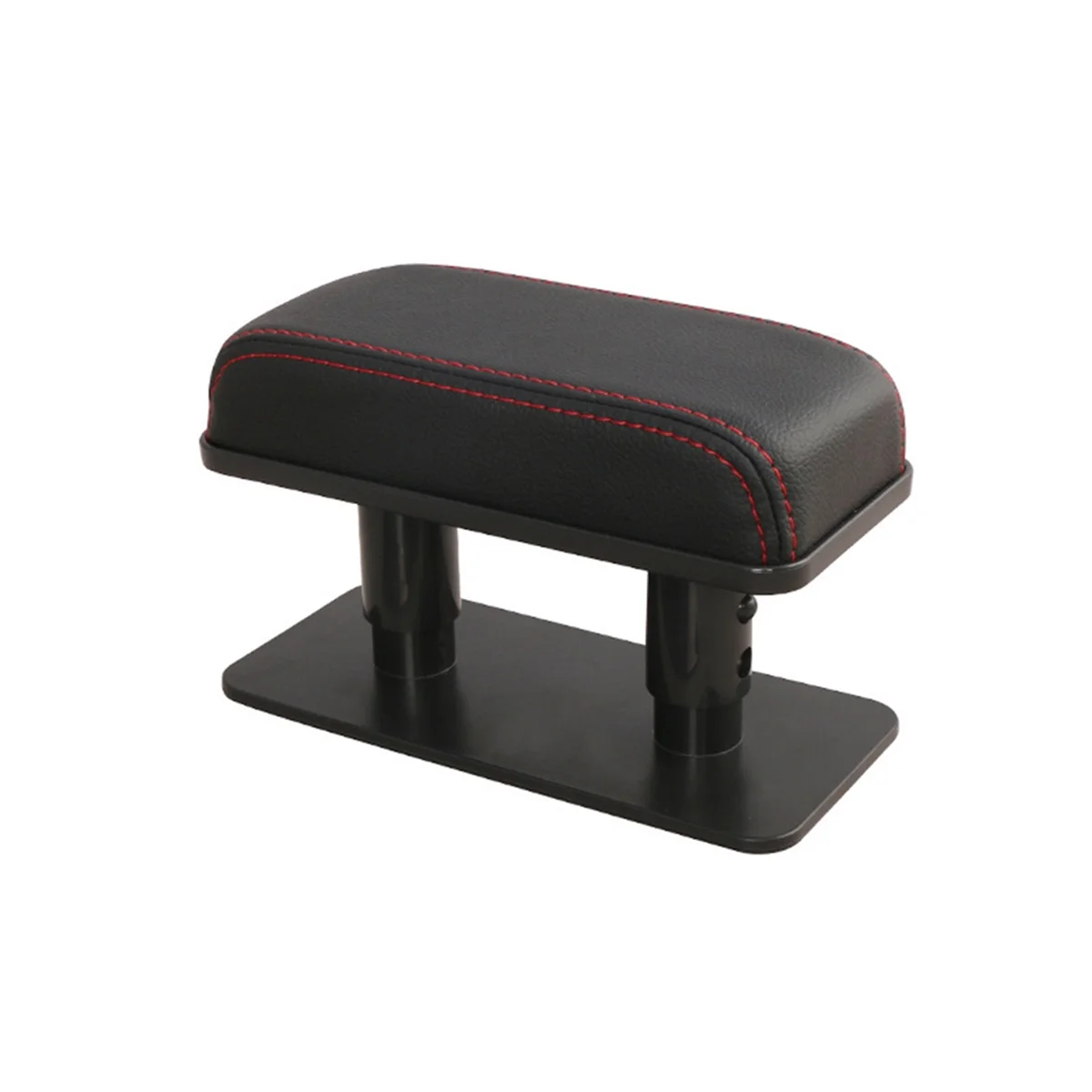 Black Red Line Car Armrest Pad Elbow Support Car Adjustable Anti-Fatigue Armrest Rest Elbow Support Heightening Pad