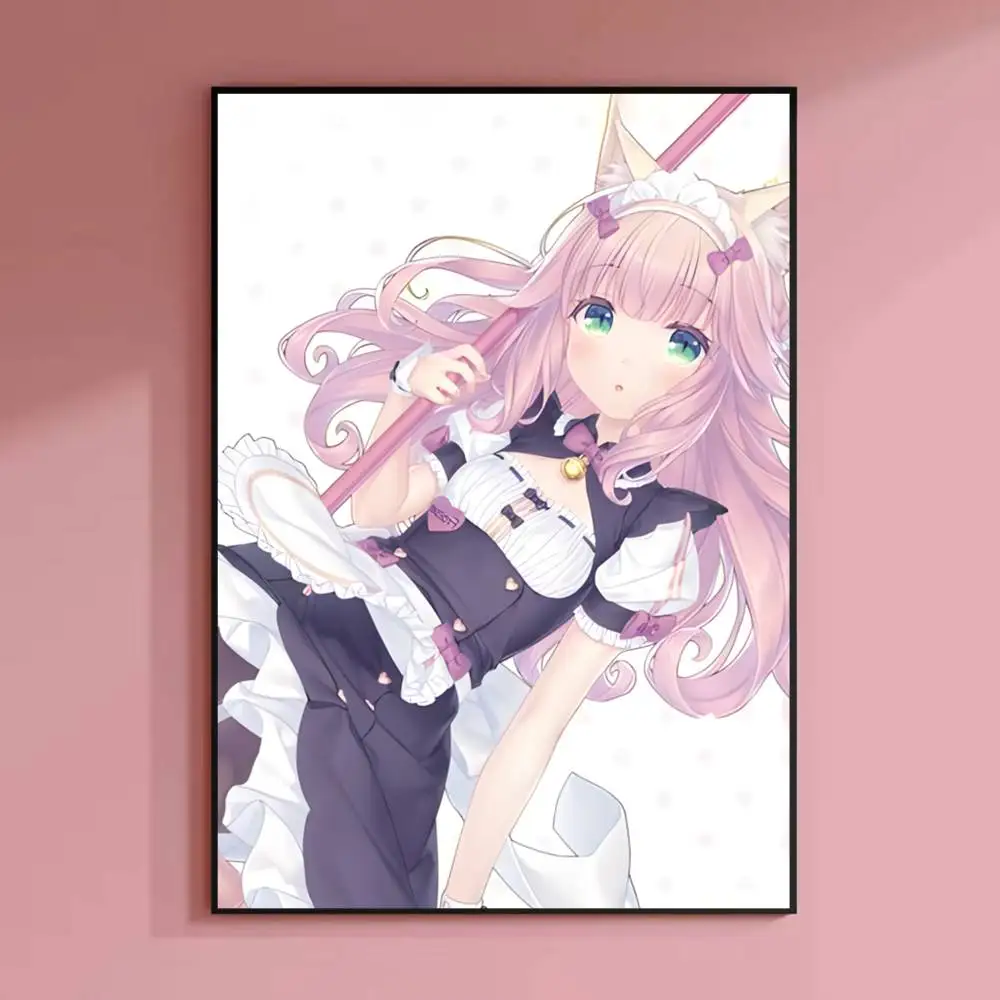 Chocola Vanilla N-Nekopara Poster HD-Leinwand-Wandkunst, wasserfester Druck für Schlafzimmer, Wohnzimmer, Heimdekoration, Geschenk – Detail 9