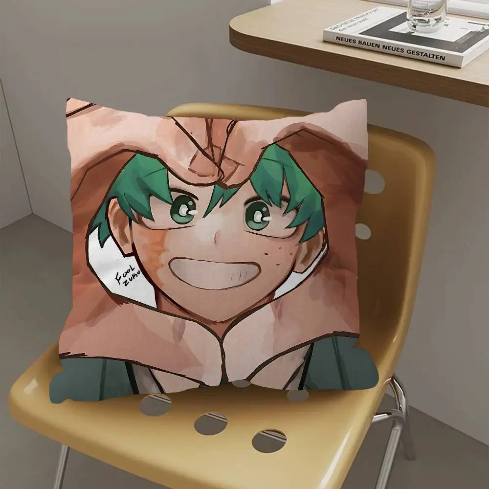 My Hero Academia Cool Cartoon Pillow Cover Design cushion Cover decor Holiday Decorati