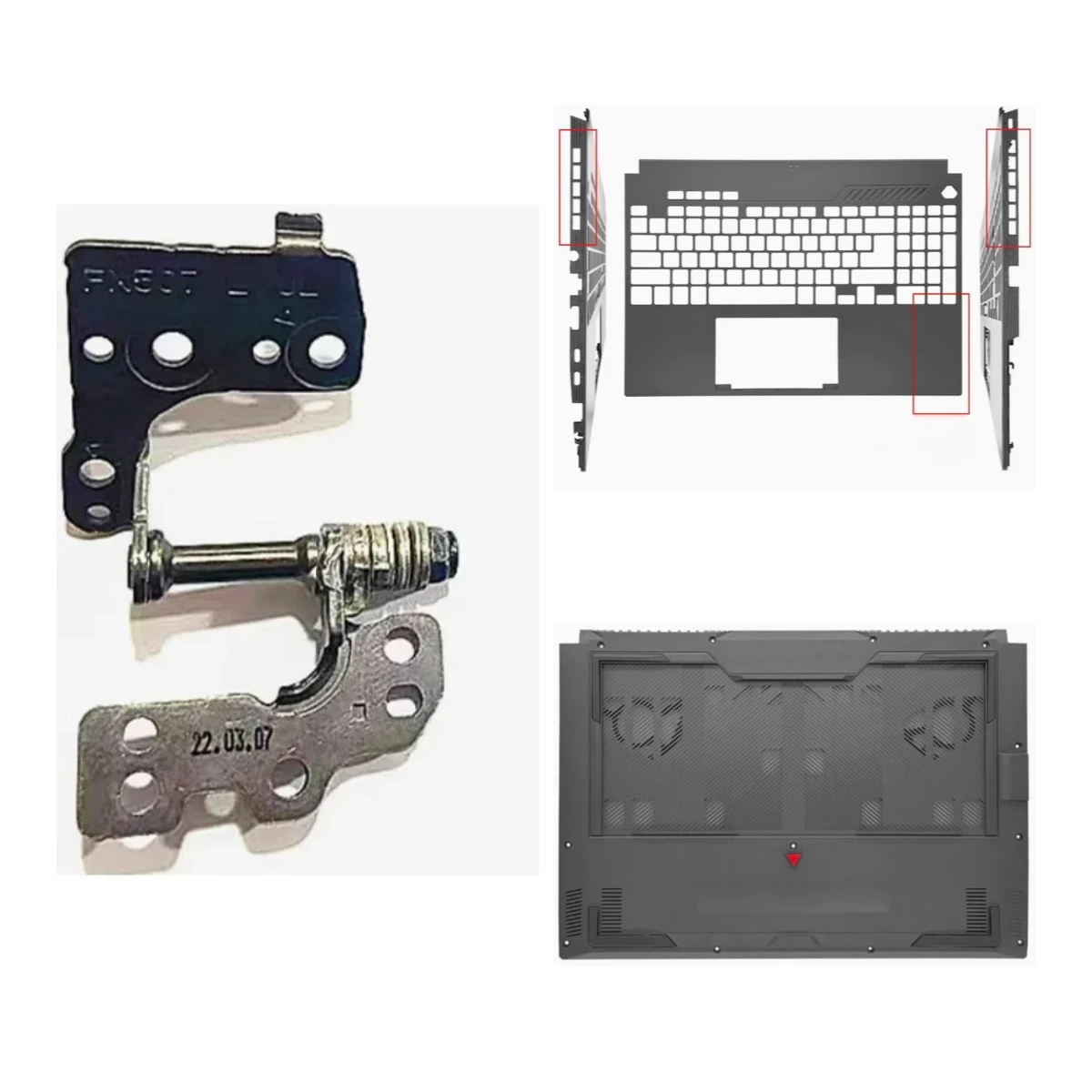 New suitable for  FX517 Flying Fortress Tianxuan 2022 laptop palm rest keyboard case bottom cover ABCD cover Hinge