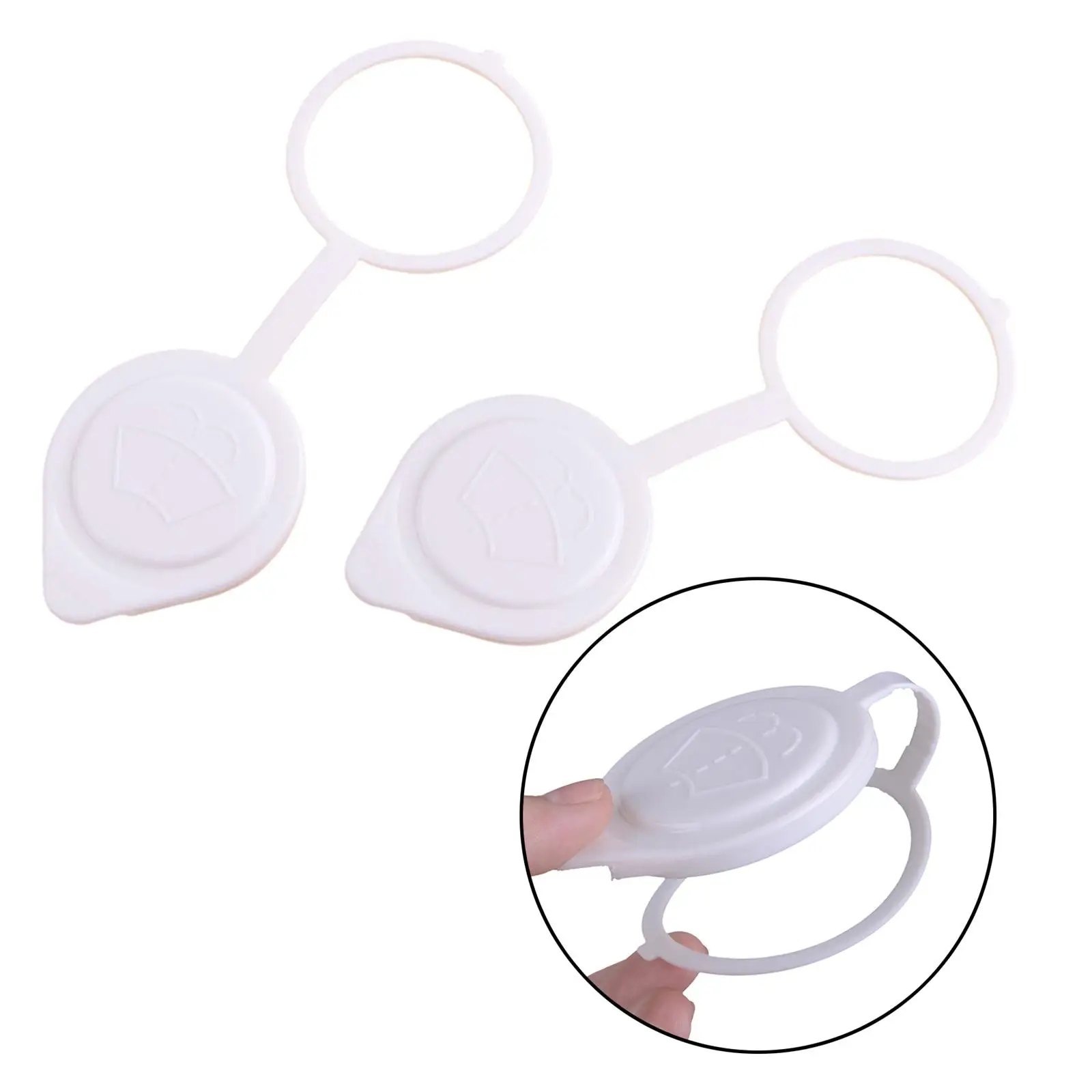 

Белая крышка жидкости для омывателя лобового стекла, прочная пластиковая бутылка, верхняя часть прямой замены автомобильного стеклоочистителя, резервуар для воды для Pajero V31 V32 V33 V43