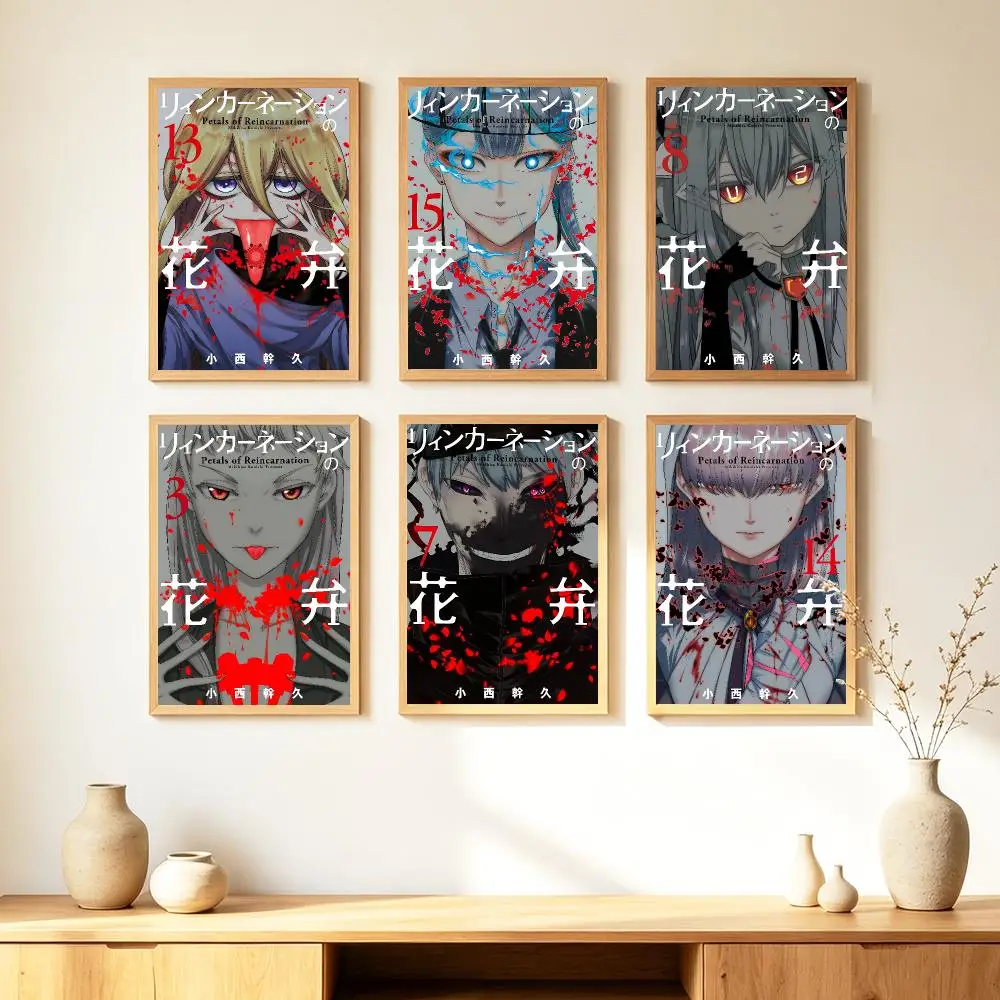 comic Petals of Reincarnation Poster HD Poster Warm Home Decoration Suitable for Bedroom and Living Room Gifts Giving