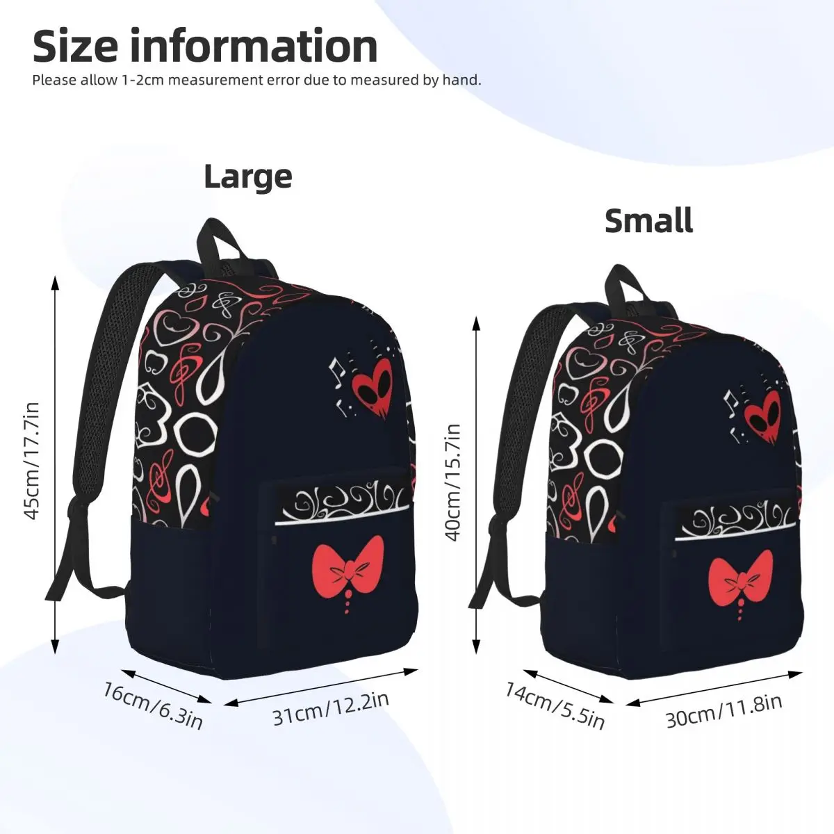 Helluva Boss Moxxie for Men Women Student School Bookbag Canvas Daypack Elementary High College Travel