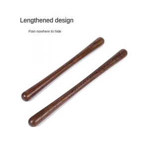 Wooden Acupuncture Point Massage Hammer Stick Body Meridian Stress Relief Natural Wooden Massager for Back Waist Muscle Relaxation 6 Top Sales Seitai Massage Hammer - №1