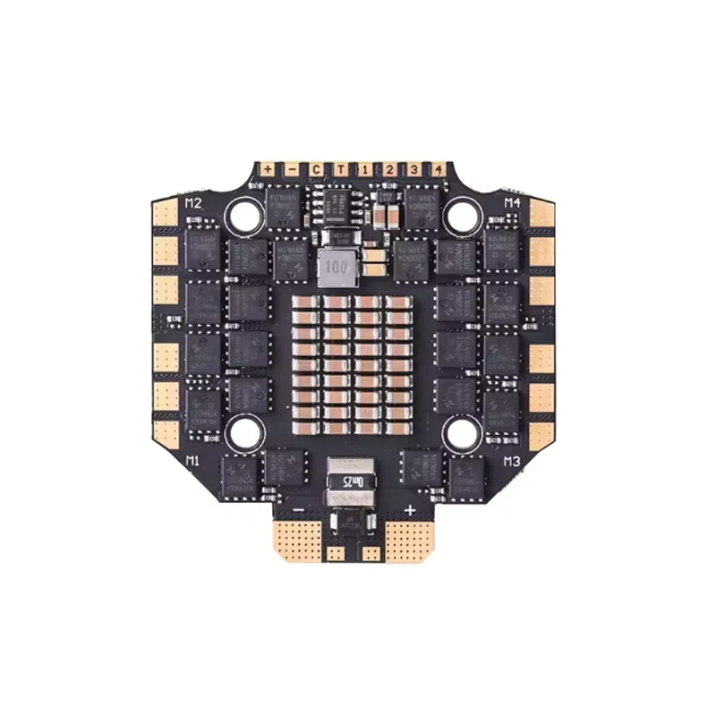 T-MOTOR HOBBY Cine C 80A C80A 4IN1 4-8S Blheli32 Dual Mosfets CINE Series ESC وحدة تحكم في السرعة الإلكترونية بدون طيار طائرة كوادكوبتر #2