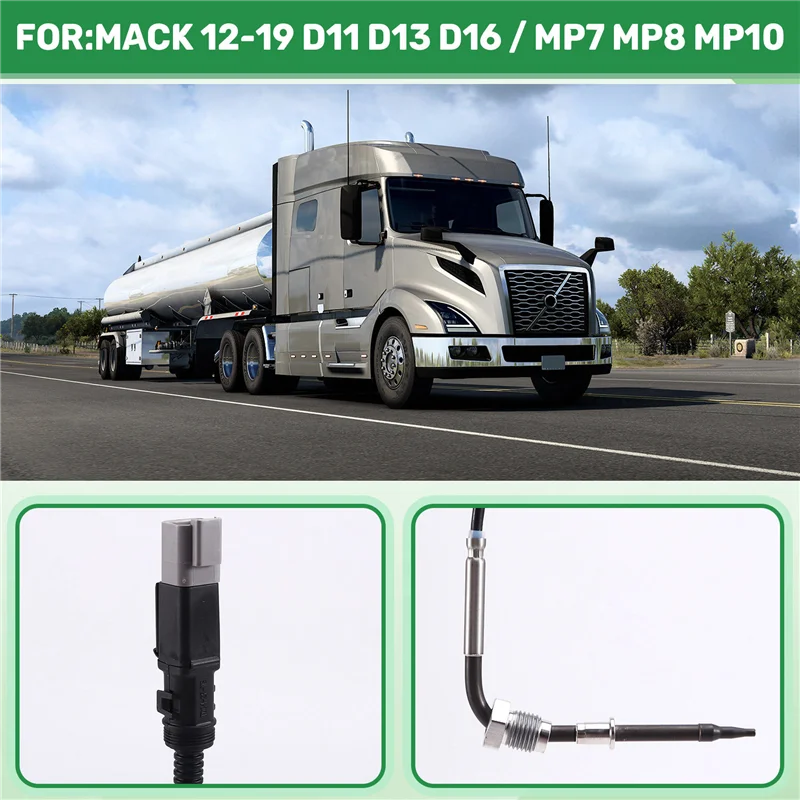 

ABXN-21225020 Car Gas Temperature Sensor Fits For Volvo Mack 12-19 D11 D13 D16 / MP7 MP8 MP10