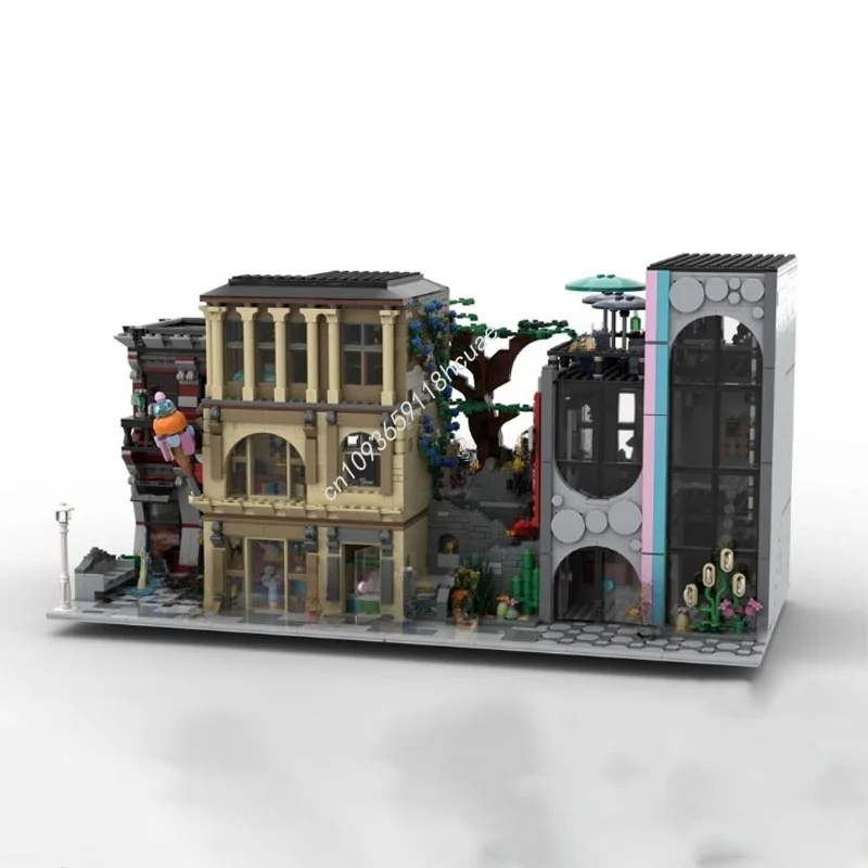 3981개 MOC 이탈리아 유산 박물관 모듈형 모델 블록 조립 장난감 DIY 브릭 크리스마스 선물 생일 선물