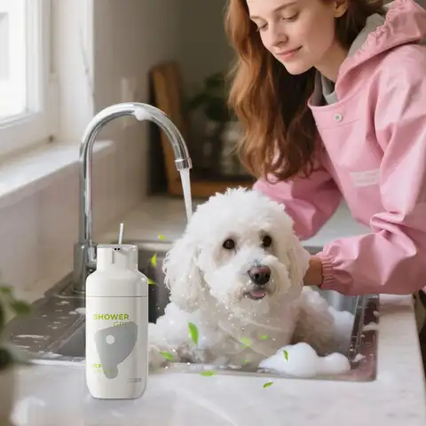 반려동물 샴푸 500ml 강아지 냄새 제거 샴푸 오래 지속되는 강아지 그루밍 냄새 제거 바디워시 목욕용품 중형견 고양이용