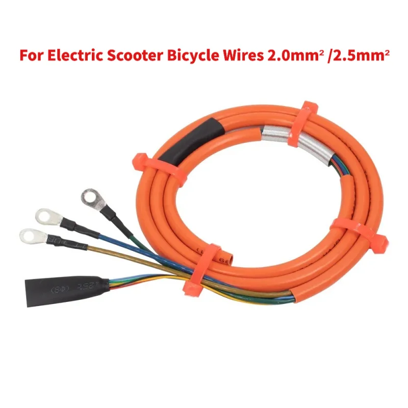

Motor Cable 800W Scooter Wheel Hub Engine With 5 Hall Senor Connector For Electric Scooter Bicycle Wires 2.0mm² /2.5mm² Parts