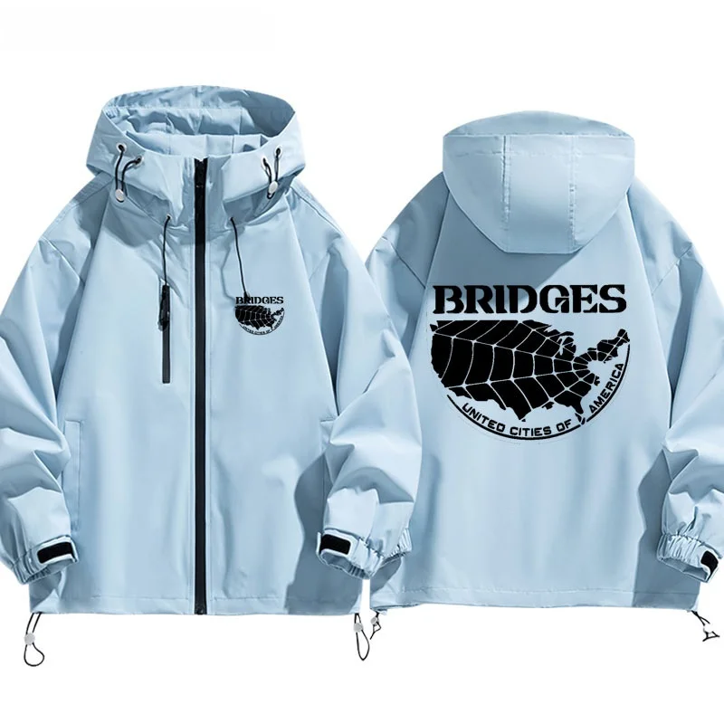 

Death Stranding PS4 Game Jaet Outerwear Windproof Polyester Youth Faion Hooded Zipper Closure Long Sve Loose Fit Jaet