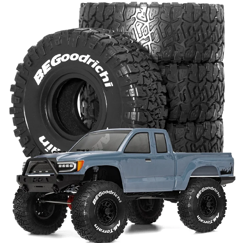 AS96-4Pcs 120 مللي متر 1.9 بوصة مجموعة الإطارات المطاطية ل 1/10 RC الزاحف سيارة TRX4 RC4WD ، D90 محوري SCX10 II III MST