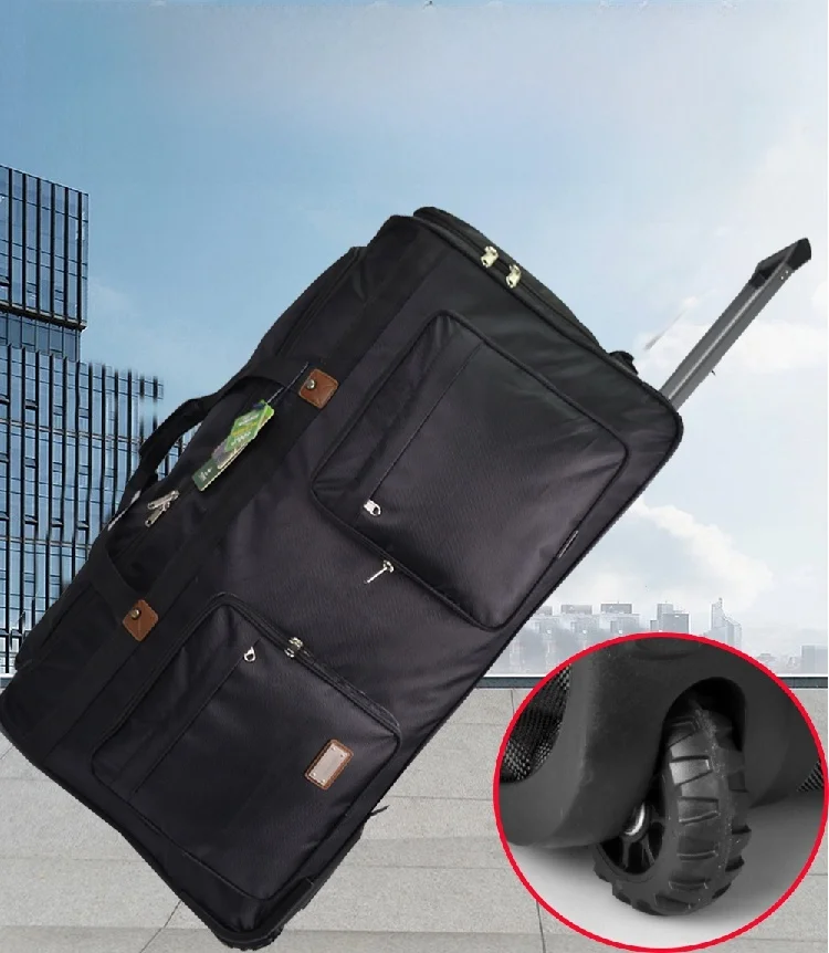 

Large Capaci Ox Cloth Lage Bag 40 Inch Travel Suitcase Air Travel Bag Pullman Bag ex Busin/OL Sle