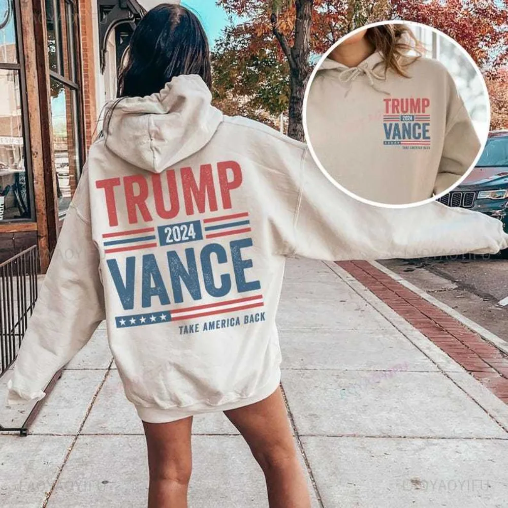 Trump Vance 2024 Election Hoodie Supporter Donald Trump Maga Sweatshirt Funny Gift Daddy's Home 2024 Theme Classic Hoody