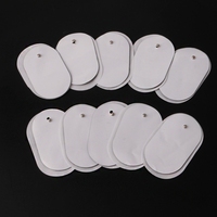 10Pcs Silicone Gel Tens Units Electrode Replacement Massager Pads Stress Relief Dropship