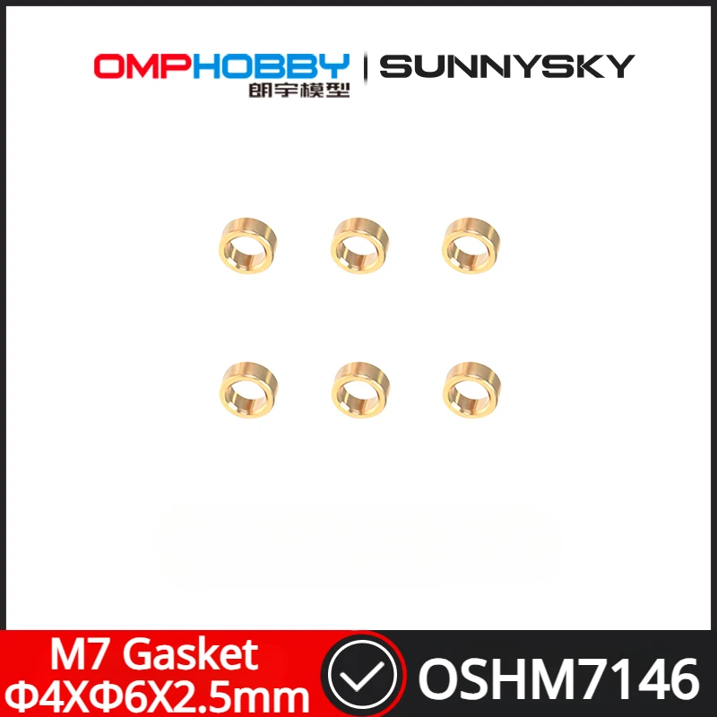 OMPHOBBY M7 RC Helicopter Spare Parts Gasket Φ4XΦ6X2.5mm OSHM7146