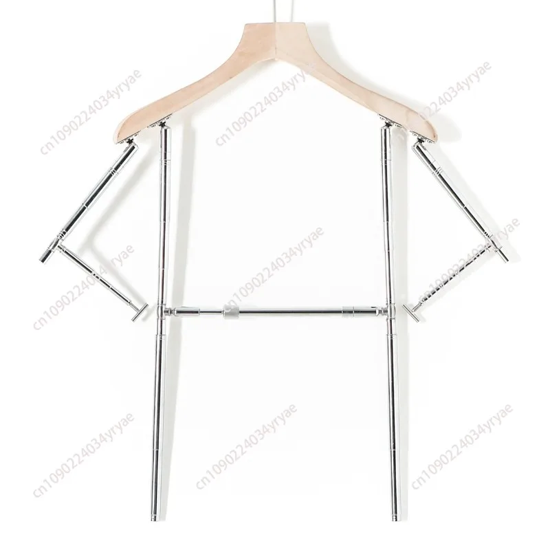 

Men's short-sleeved T-shirt/POLO shirt shooting bracket, adjustable model display hanger, efficient flat shot hanging props