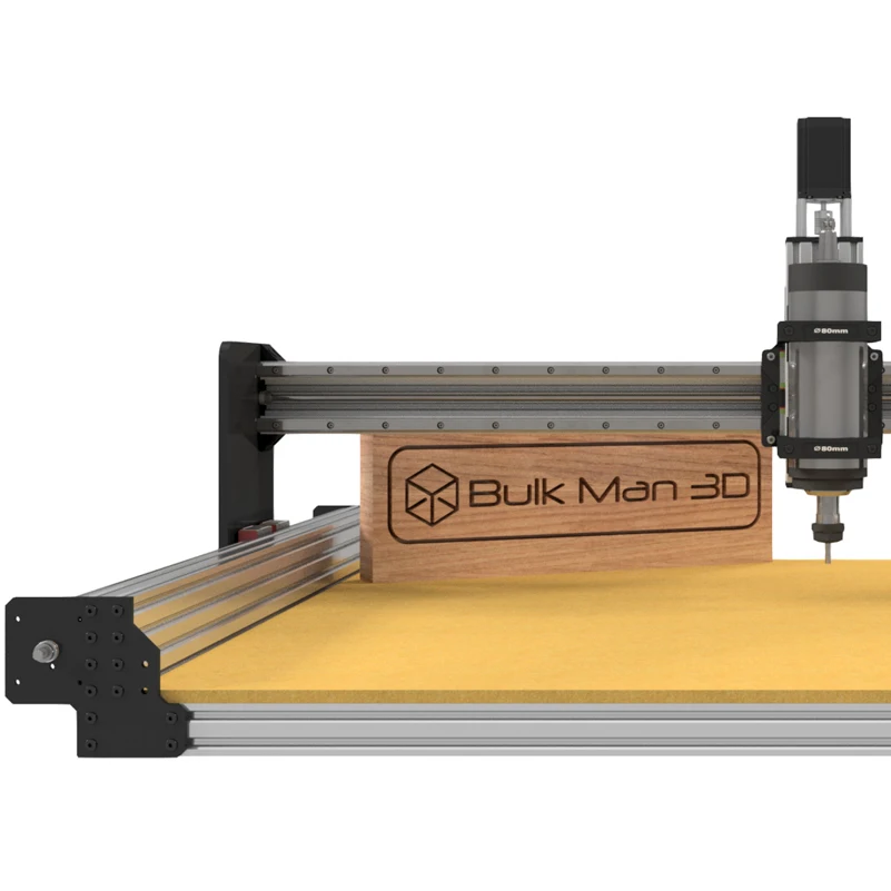 

Фрезерный станок с ЧПУ BulkMan3D QueenBee PRO 4-осевой, высокоточный, с двойными линейными направляющими DDCSV4.1, для обработки дерева, металла, акрила