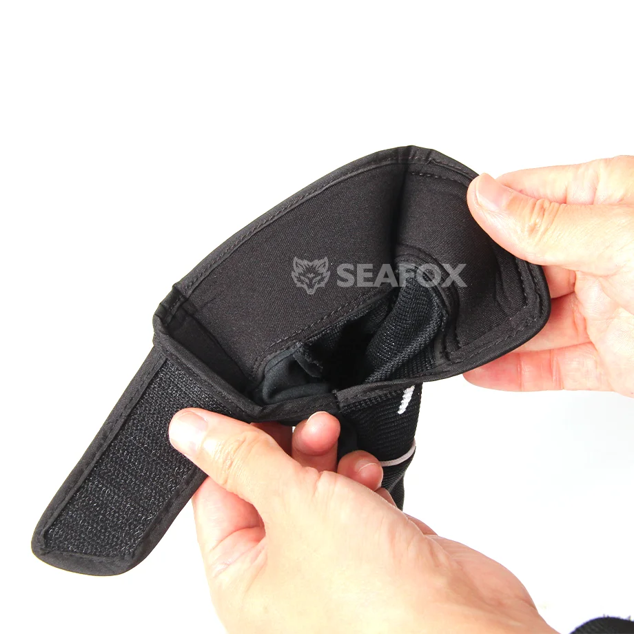 Guantes de pesca impermeables poliéster dedos cerrados - imagen 4