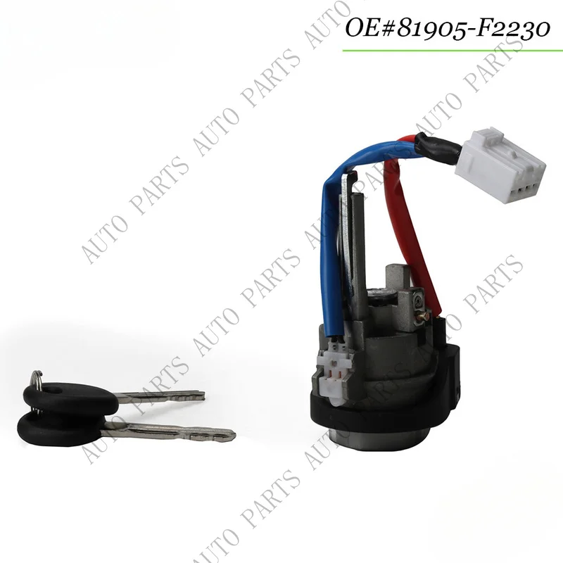 A+ For Hyundai Elantra 1.6 2.0L 2017-2020 Ignition Lock Cylinder Switch W/ Keys Set