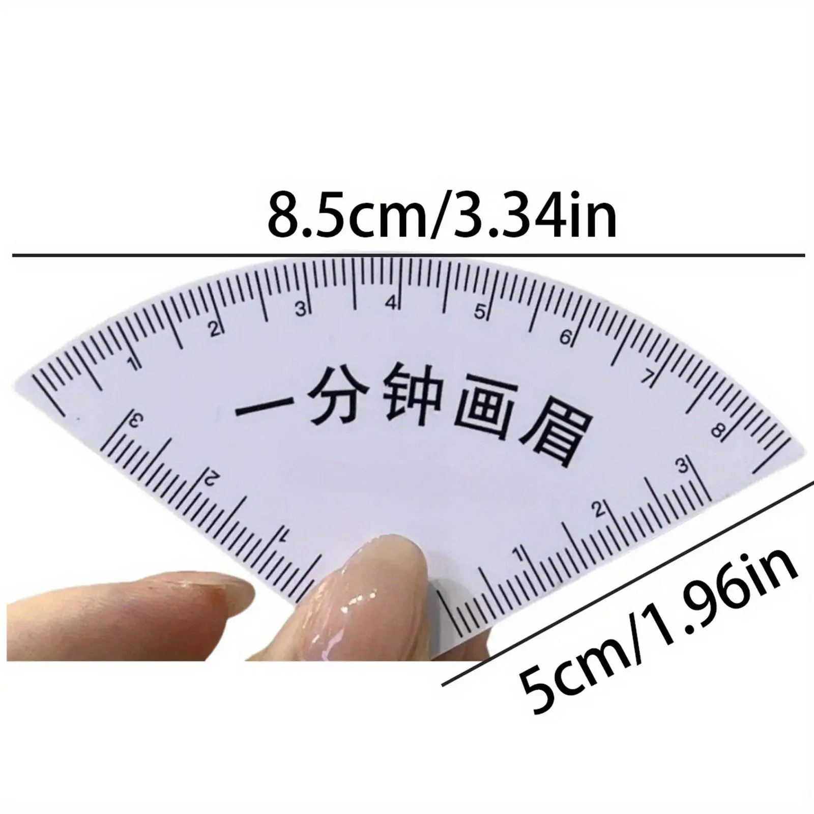 Eyebrow Stencil Ruler Lightweight Accessory with Arch Guide Eyebrow Template