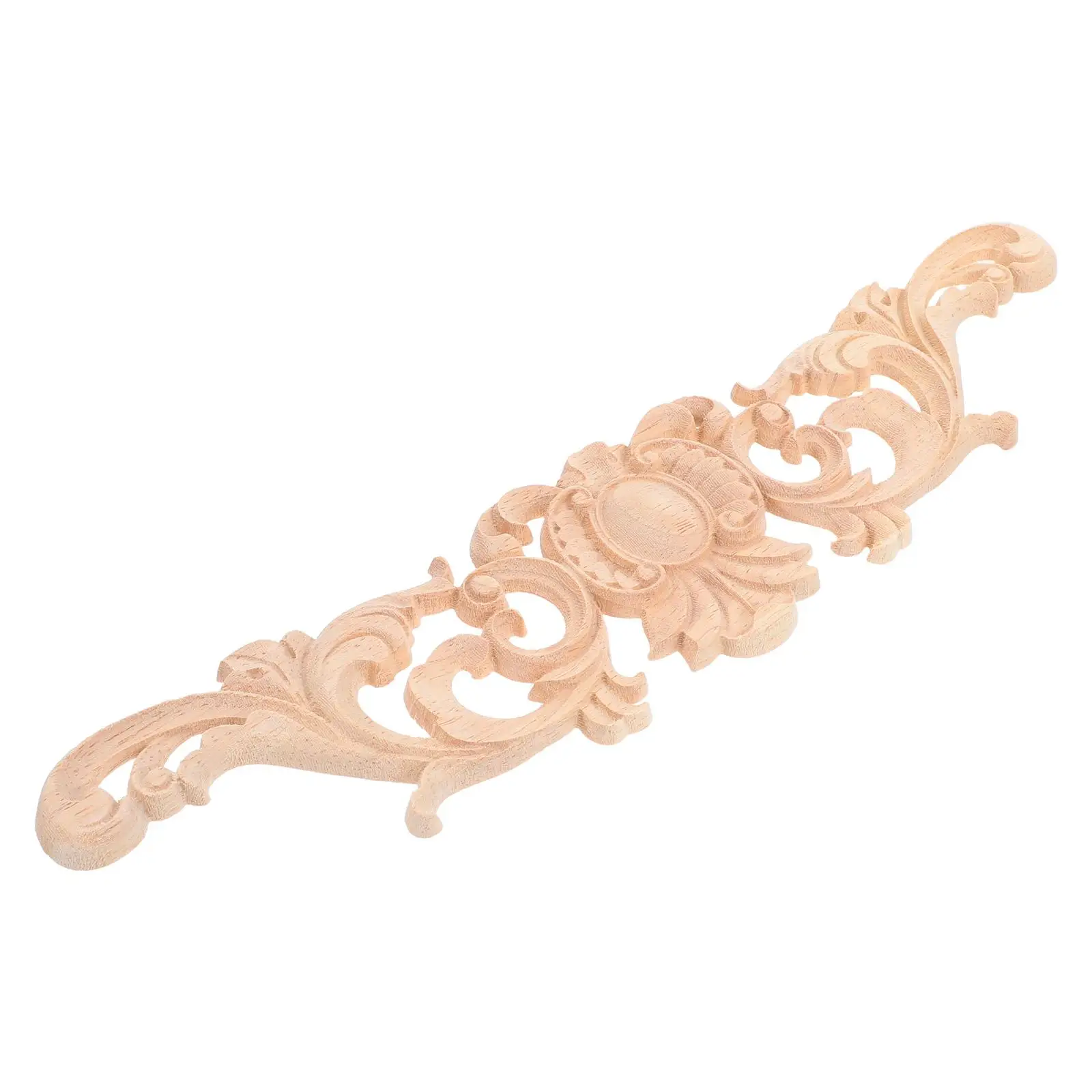 

Wood Carving Solid Wood Decor Mouldings European Floral Design Photo Props Hanging Wall Stickers Kitchen Table Centerpiece