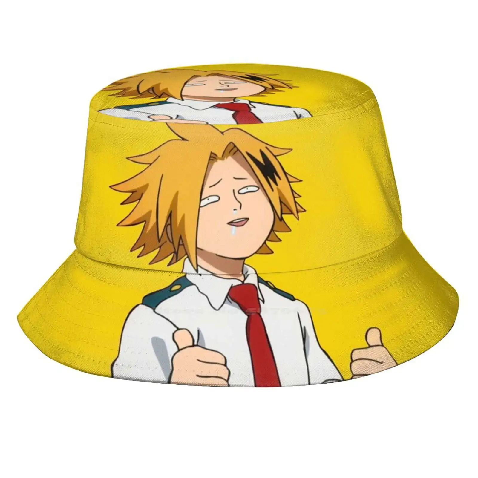 Denki Kaminari Outdoor Sun Fishing Panama Hats Bnha Boku No Hero Academia Mha Denki Kaminari Kaminari Denki Anime Chibi Deku