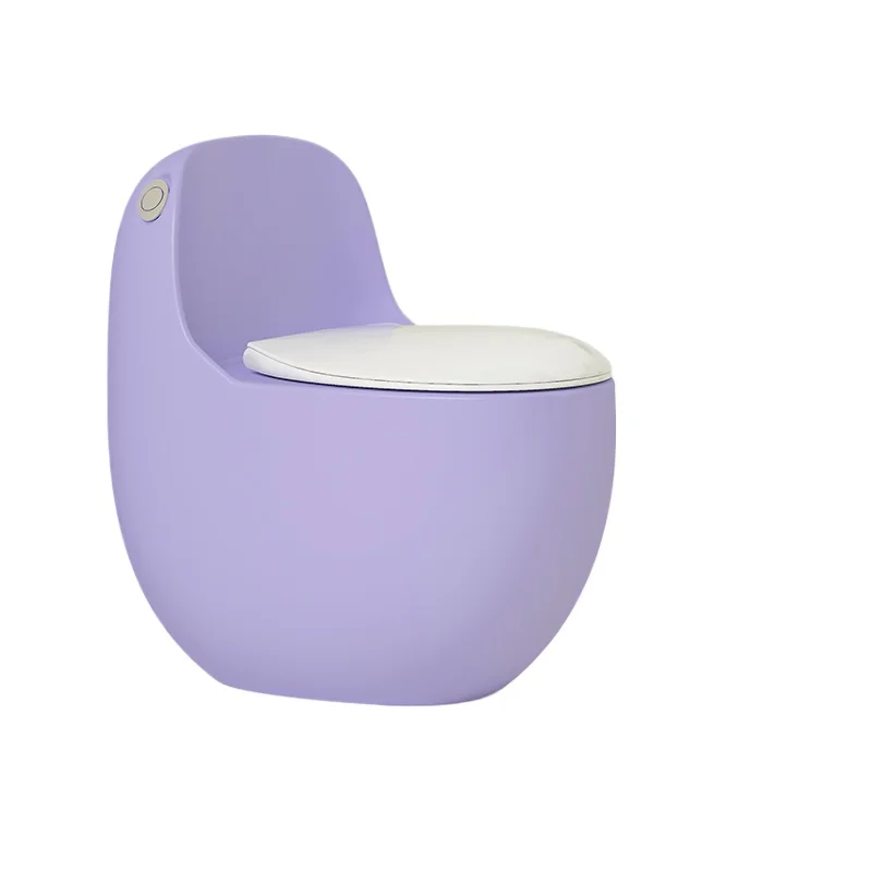 

Advanced Color Art Flush Egg Toilet Toilet Household Siphon High Impact