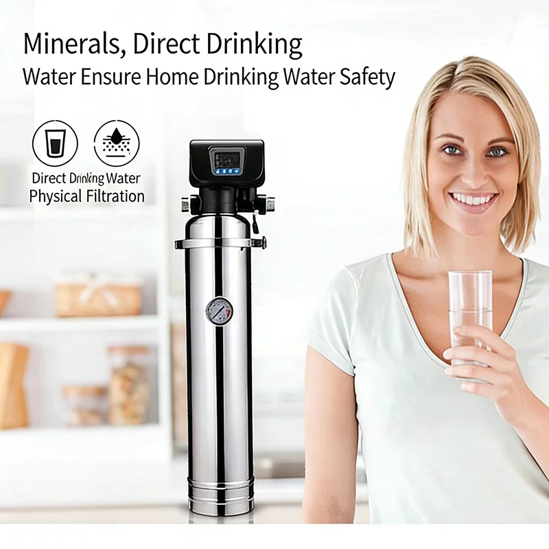 3000L Fully Automatic Backwash Ultrafiltration Water Purifiers 304 Stainless Steel Tap Drink Water Filter  Home Filters Systems