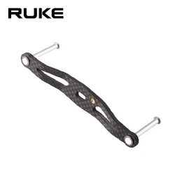 Ruke Fishing Reel Handle Carbon Fiber Fishing Rocker whole Length 105-120mm Hole Size 8*5/7*4mm Thickness 3mm Reel Accessory