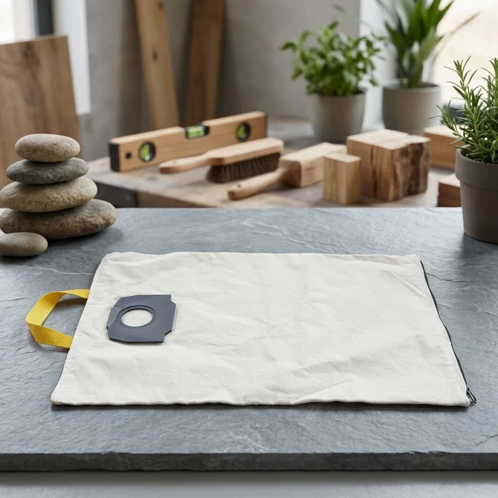 Canvas Filter Bag Designed for Karcher WD4 WD5 WD6 Wet Dry Vacuums Reusable Washable for Ongoing Dust and Debris Management