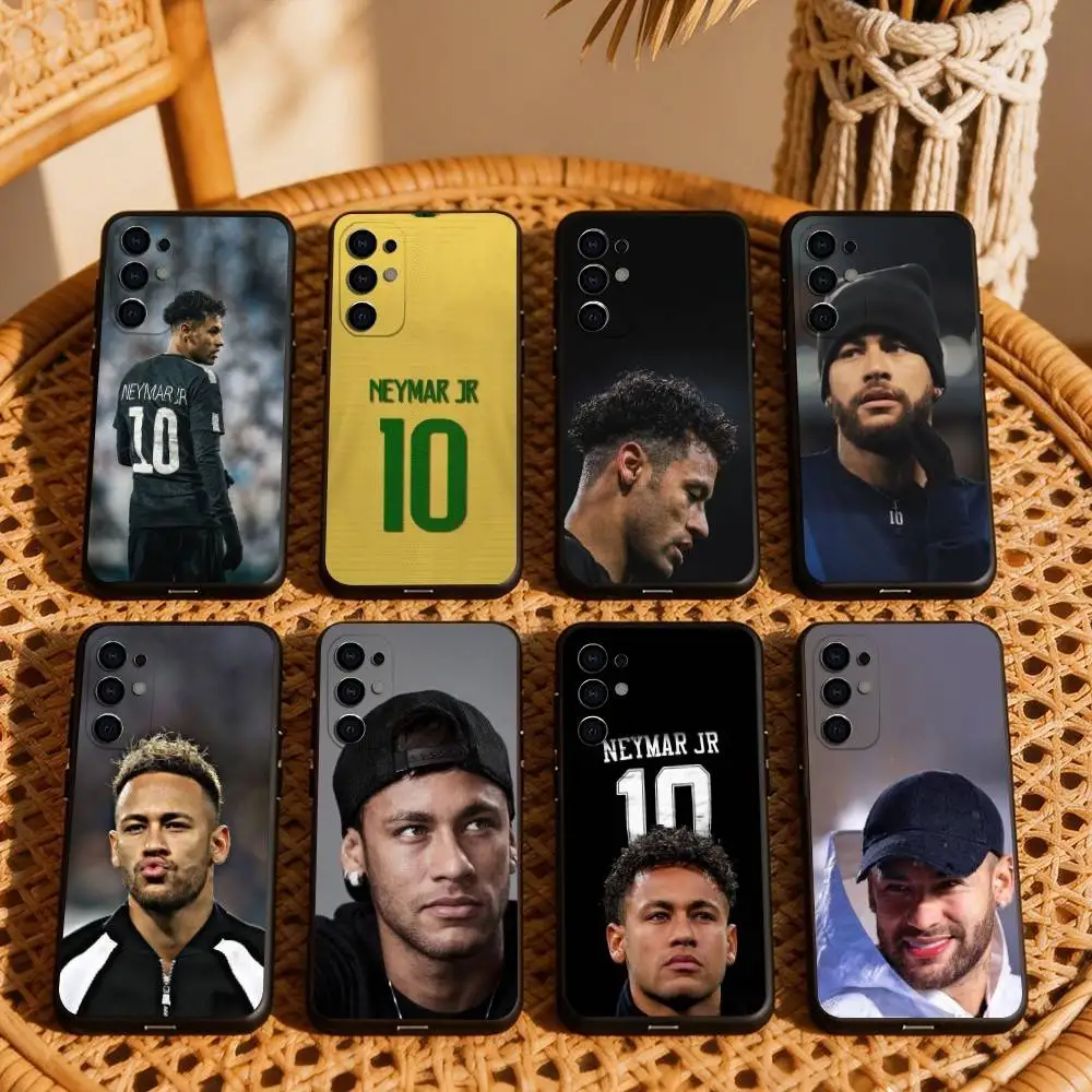 

Football prodigy N-Neymar Jr Phone Case Black Silicone Soft For Samsung S25,S24,S21,S22,S23,S30,Ultra,S20,Plus,Fe,Lite