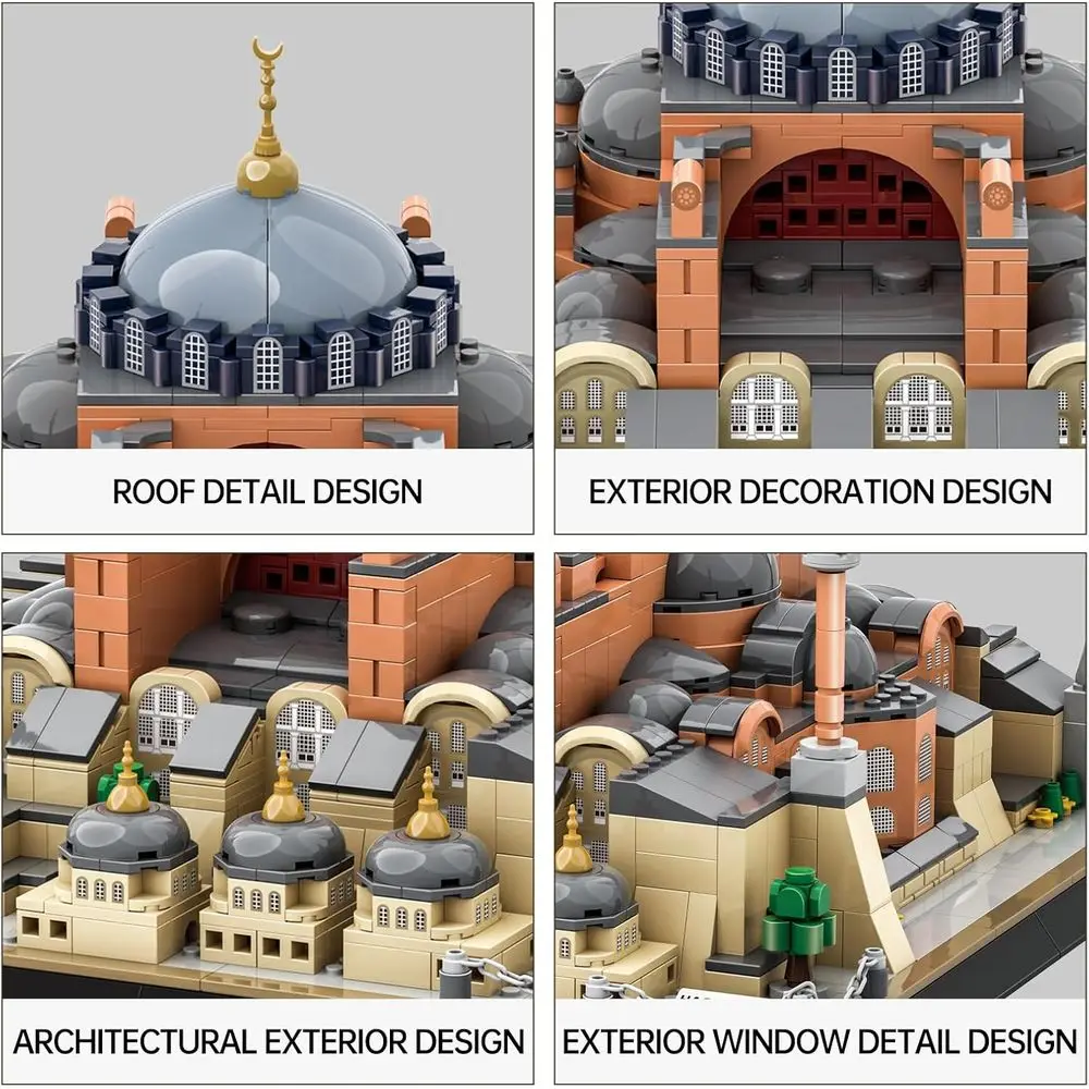 ハギア・ソフィア ランドマーク建築模型キット：大人とティーン向けのコレクタブルディスプレイギフト
