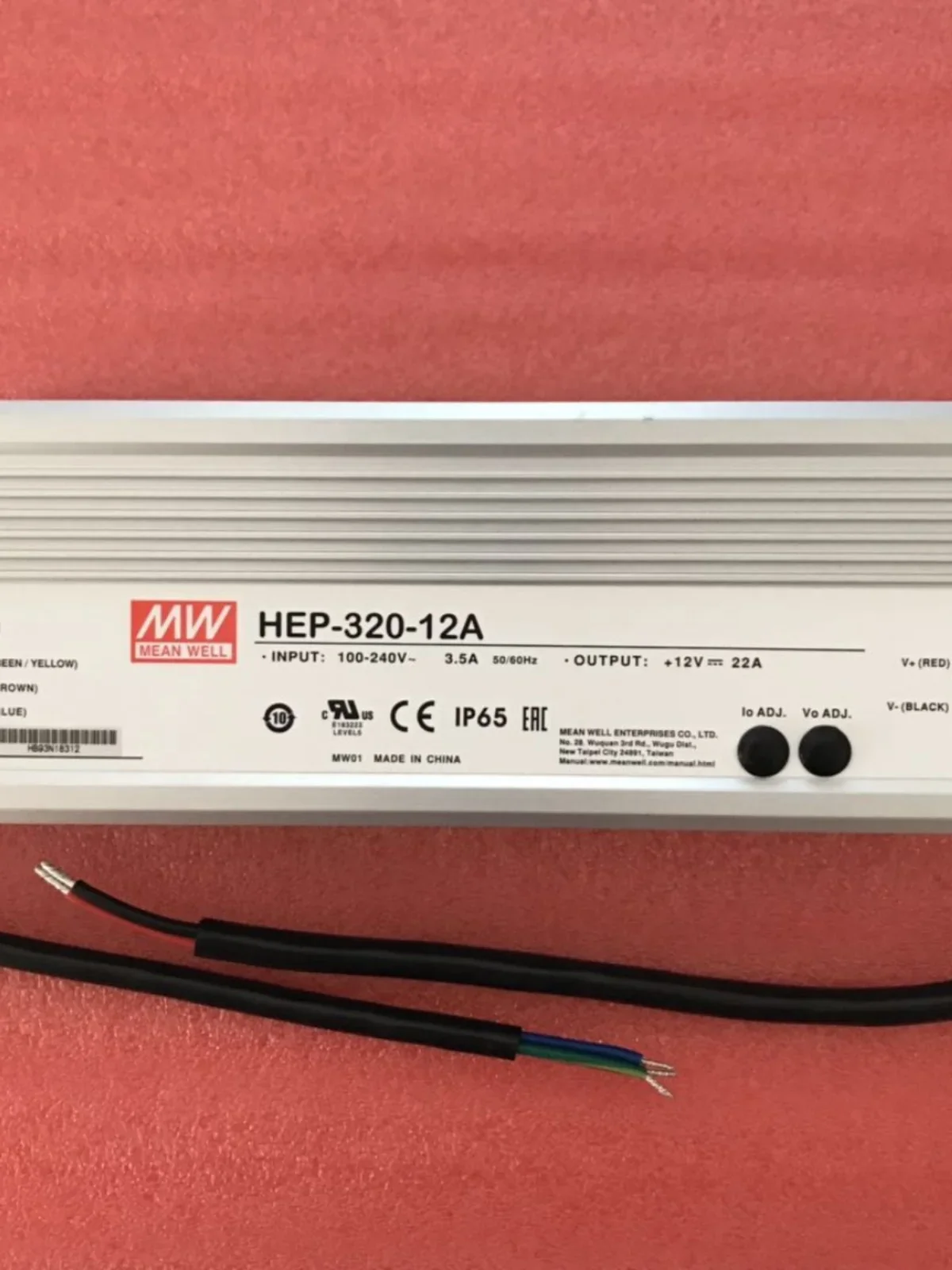 Taiwan Mingwei Switching Power Supply HEP-320-12A/15A/24A/36A/48A/54AW Industrial Harsh Environment