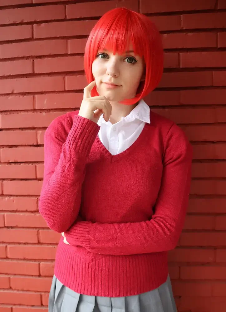 Ancient Magus' Bride Chise Hatori Cosplay  Red Short Hair Wigs