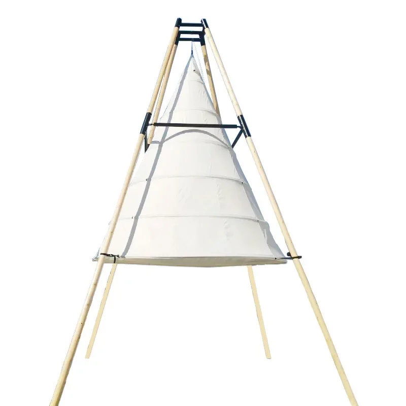 

Pyramid Hotel Tent Outdoor Party Sunshade Waterproof Spire Camp Canopy Tapered Lantern