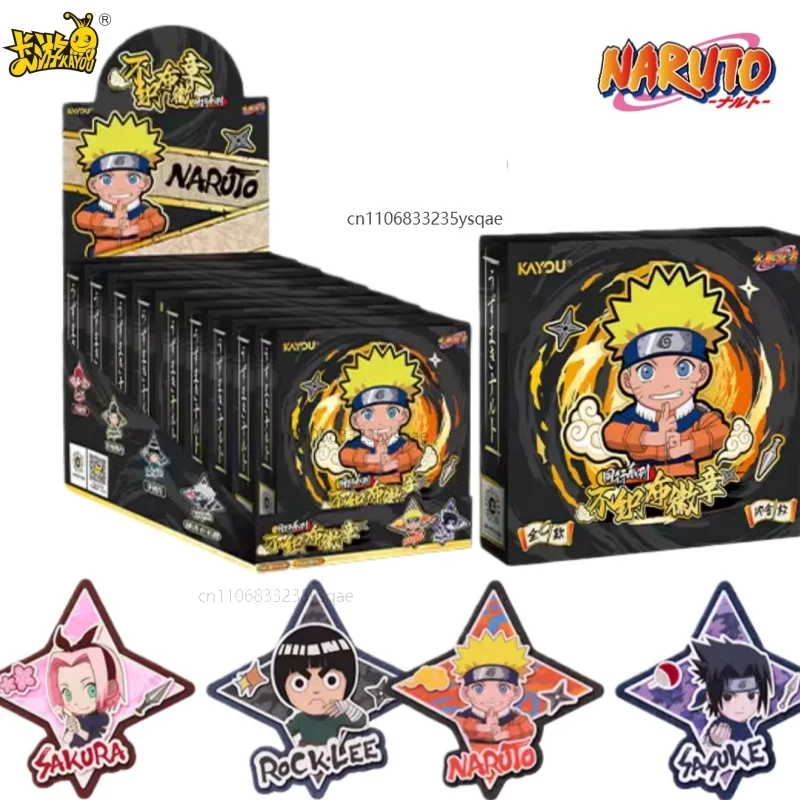 KAYOU véritable NARUTO Shuriken Badge Junior Peer série Non-tissé tissu Animation dessin animé jeu Collection périphérique jouet cadeau