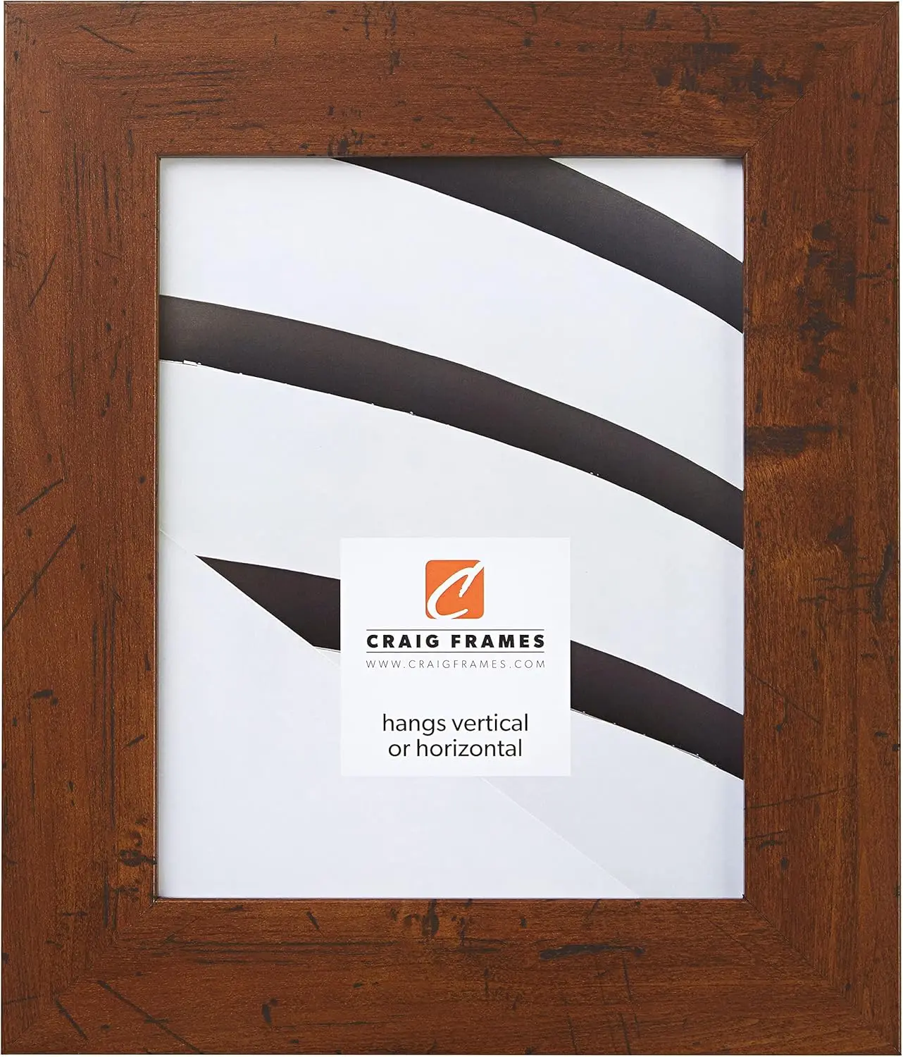 

Bauhaus 200, 12X36 Picture Frame, Rustic Dark Walnut