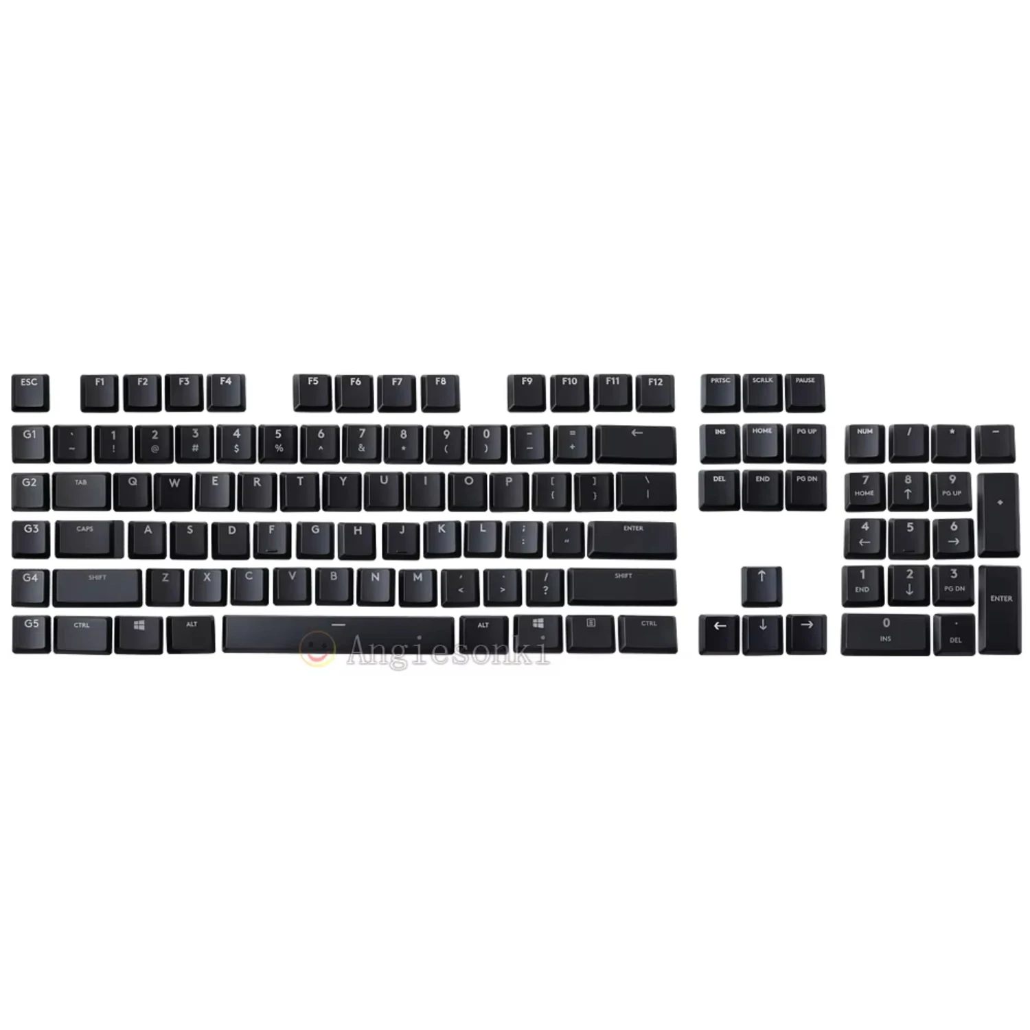 Replacement GL Tactile  keycaps  layout   G913 g915 g813 g815 Mechanical Gaming Keyboard