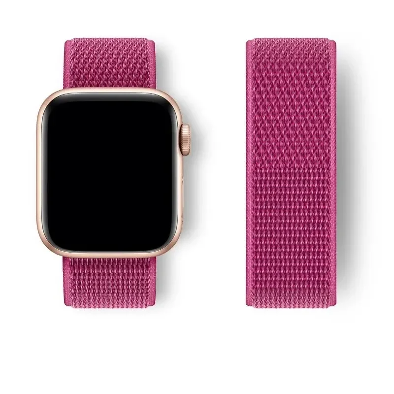 Nylonschlaufe für Apple Watch Band Ultra-2 49 mm 44 mm 40 mm 45 mm 41 mm Sport-Pride-Armband iWatch-Armband Serie 9 8 SE 7 6 5 4 3