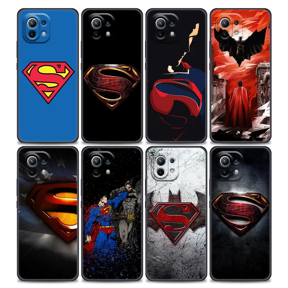 DC Heroes Supermans For Xiaomi 11 Lite 5G NE Cases For 11T 12 13 12T 13T Pro Poco X3 NFC F3 M3 M4 X4 F5 X5 Pro Back Cover Fundas