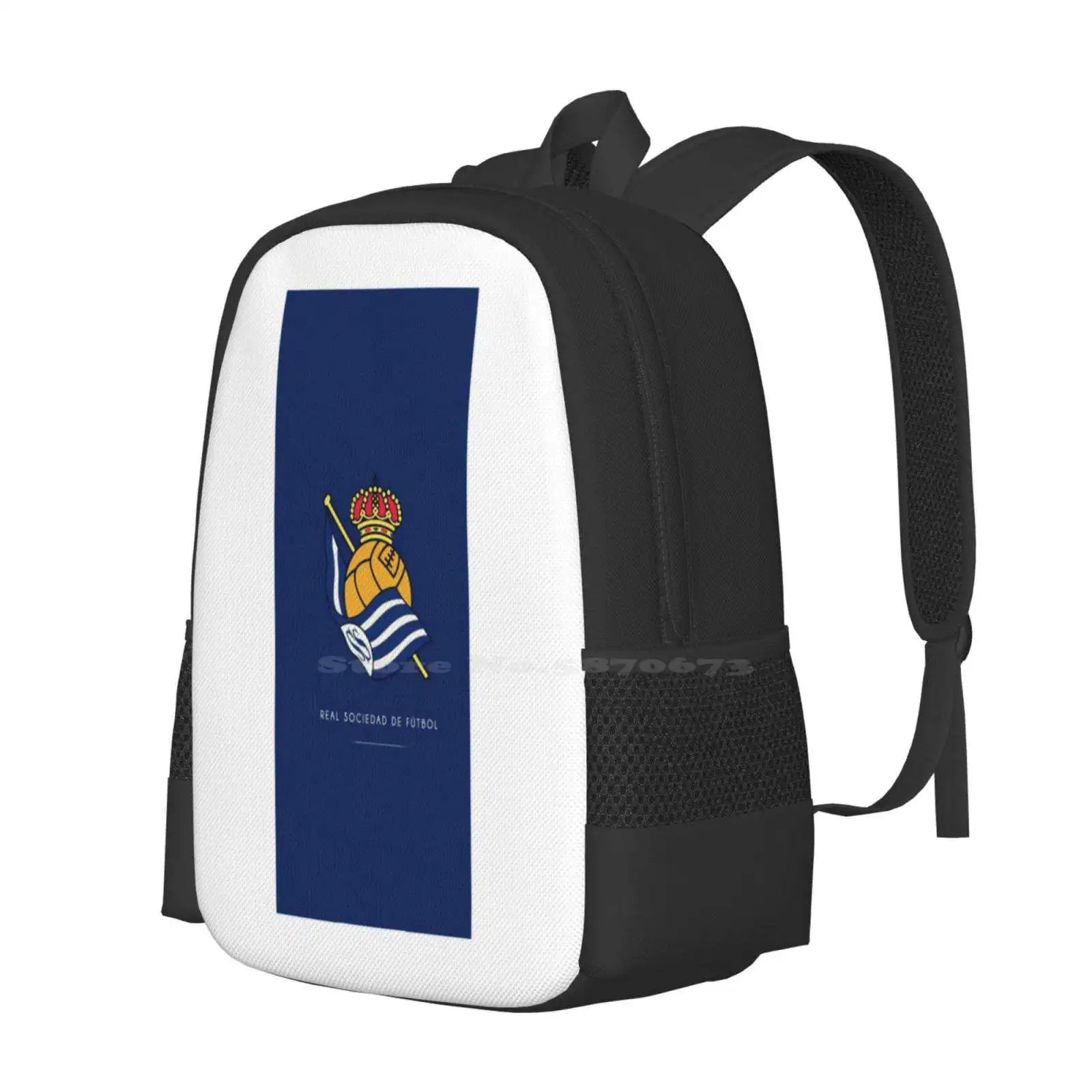 Real Sociedad Backpacks For School Teenagers Girls Travel Bags Real Sociedad Fooball